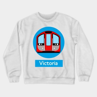 London Underground Subway Victoria line Crewneck Sweatshirt